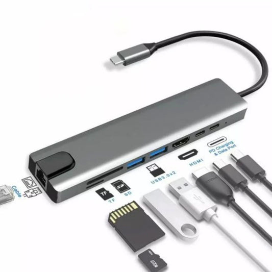 El HUB USB-C 8 en 1 conecta TODO al mismo tiempo